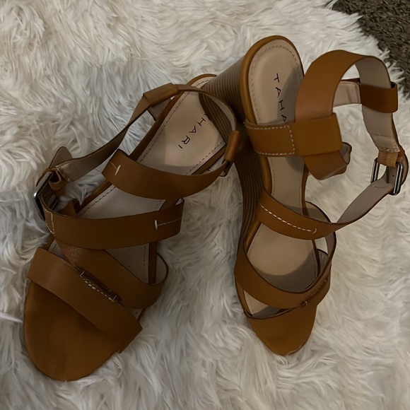 Wedge Sandal - camel color - Picture 2 of 6